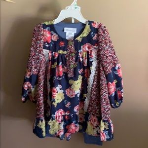 Girls 2 piece top with matching leggings